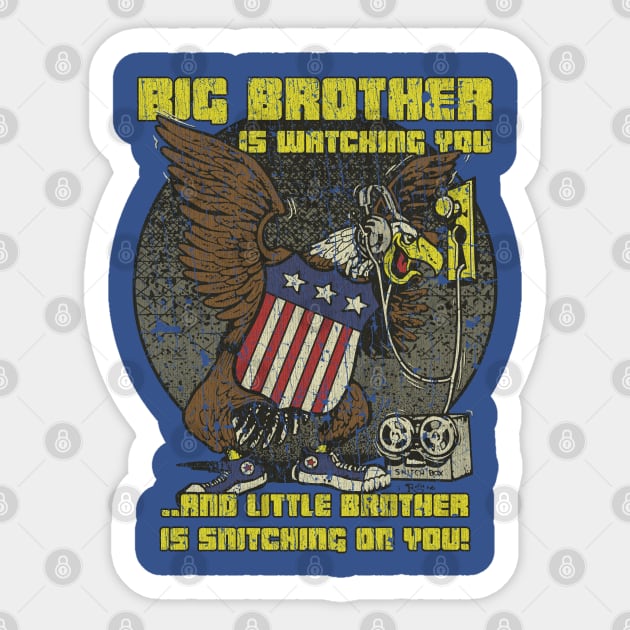 Big Brother Is Watching 1966 Sticker by JCD666